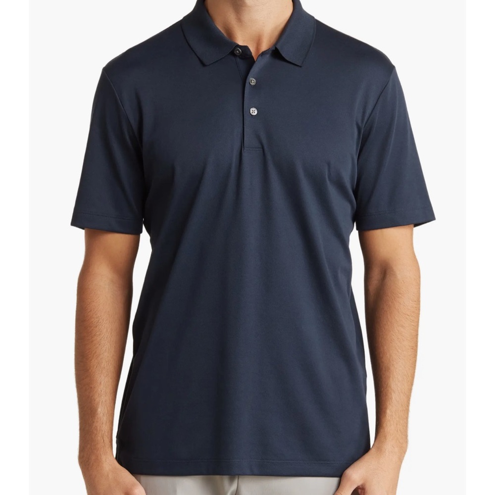 Theory Dark Navy Blue Polo Shirt size M
